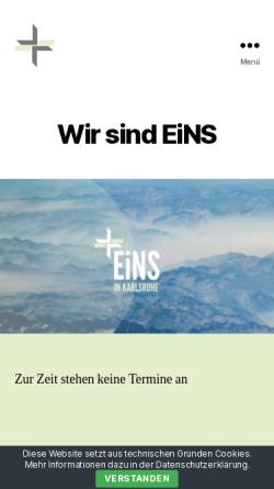 Vorschau der mobilen Webseite evalka.de, Evangelische Allianz