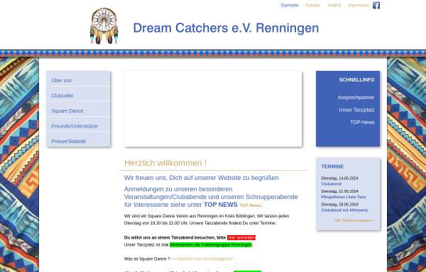 Vorschau von www.dream-catchers.de, Dream-Catchers e.V. Renningen