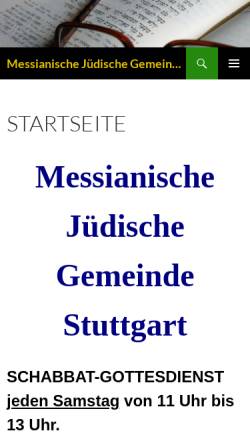 Vorschau der mobilen Webseite www.messianische-juden.org, Messianische Jüdische Gemeinde