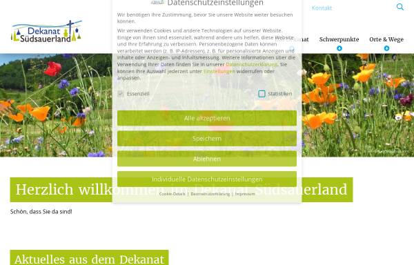 Vorschau von www.dekanat-ssl.de, Dekanat Südsauerland
