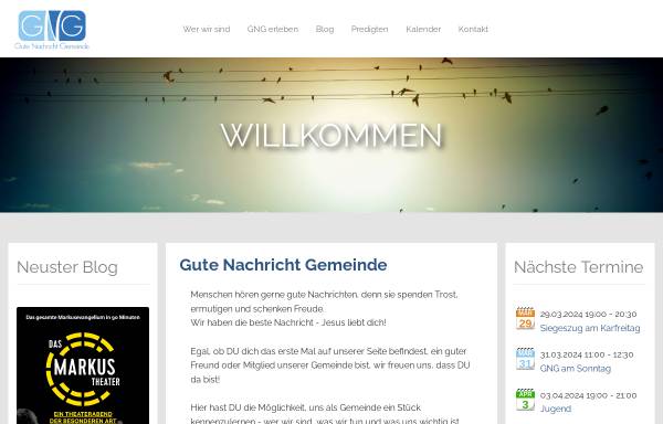 Vorschau von gn-gemeinde.de, Gute Nachricht Gemeinde