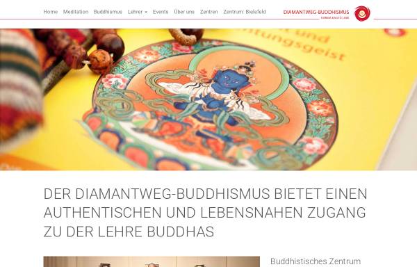 Vorschau von www.buddhismus-bielefeld.de, Buddhistisches Zentrum Bielefeld der Karma Kagyü Linie e.V.