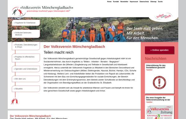 Vorschau von volksverein.de, Volksverein Mönchengladbach