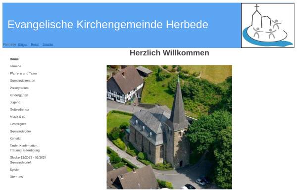 Vorschau von www.kgmherbede.de, Ev. Kirchengemeinde Herbede