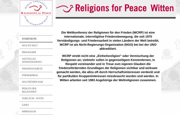 Weltkonferenz der Religionen für den Frieden