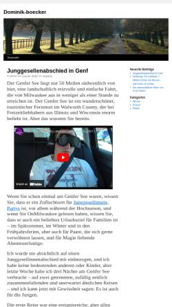 Vorschau der mobilen Webseite www.dominik-boecker.de, [de.soc.recht.misc] Rund um dsrm