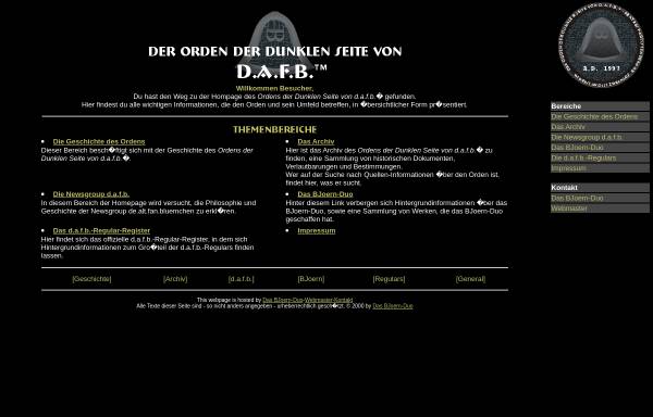 Vorschau von www.diedunkleseite.de, [de.alt.fan.bluemchen] Orden der Dunklen Seite von d.a.f.b.