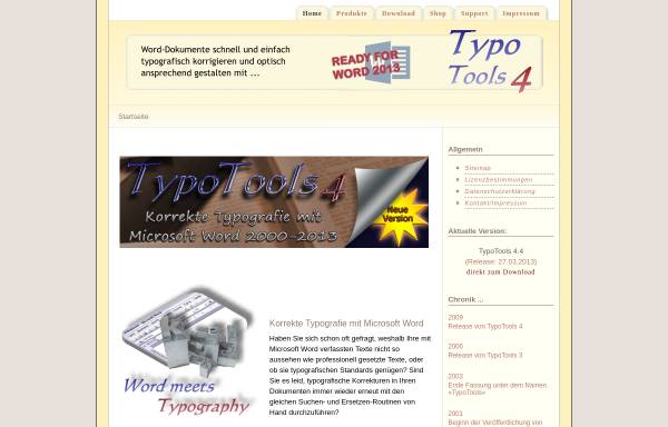 Vorschau von www.typotools.de, TypoTools