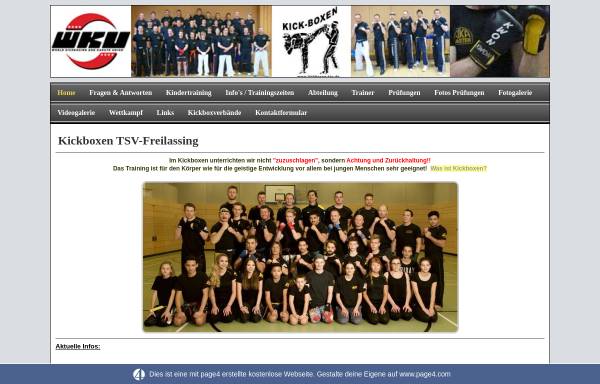 Vorschau von kickboxen.page4.com, Kickboxen TSV Freilassing