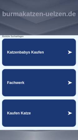 Vorschau der mobilen Webseite burmakatzen-uelzen.de, Von Merapi