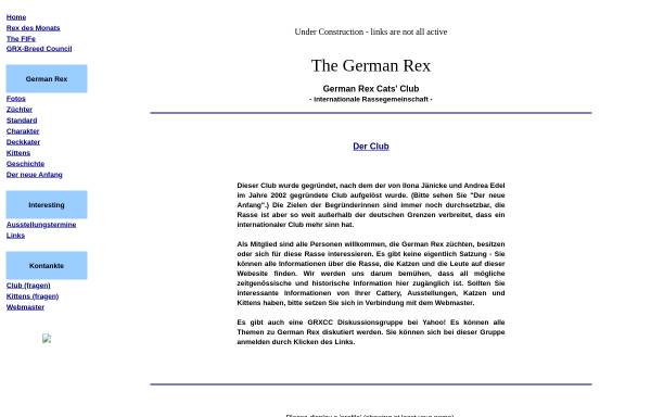 German Rex Cat Club