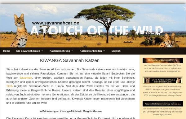 Vorschau von www.savannahcat.de, Kiwanga