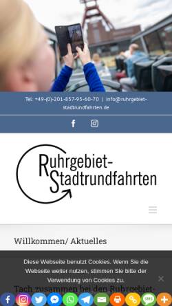 Vorschau der mobilen Webseite www.ruhrtalbahn.de, Die Ruhrtalbahn
