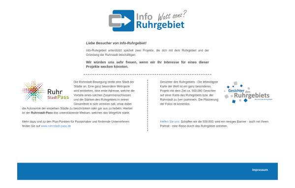 Vorschau von www.info-ruhrgebiet.de, Info-Ruhrgebiet