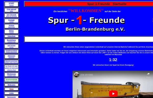 Vorschau von www.spur-1-freunde.de, Spur-1-Freunde Berlin-Brandenburg