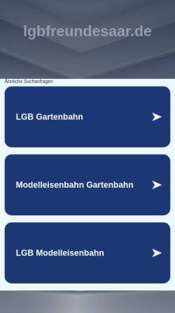 Vorschau der mobilen Webseite www.lgbfreundesaar.de, LGB-Freunde-Saar