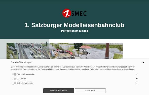 Vorschau von www.smec.at, Erster Salzburger Modell Eisenbahn Club