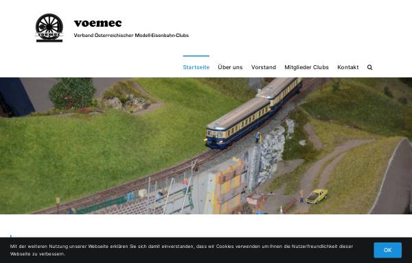Vorschau von www.voemec.at, VOEMEC - Verband Österreichischer Modell-Eisenbahn-Clubs