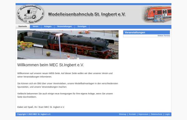 Vorschau von mec-igb.de, MEC Modelleisenbahnclub St. Ingbert e.V.