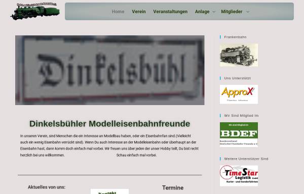 Vorschau von med-dinkelsbuehl.de, MED - Modell- und Eisenbahnfreunde Dinkelsbühl e.V.