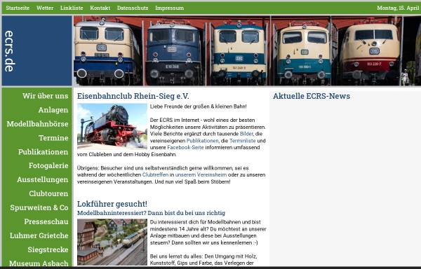 Vorschau von www.mgs-hennef.de, Modellbahngemeinschaft Siegkreis e. V. (MGS) Hennef