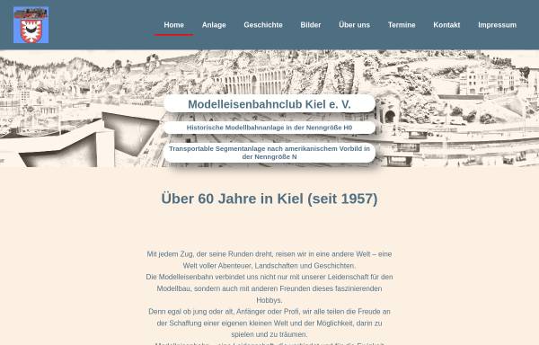 Vorschau von www.mec-kiel.de, Modelleisenbahnclub Kiel e.V.