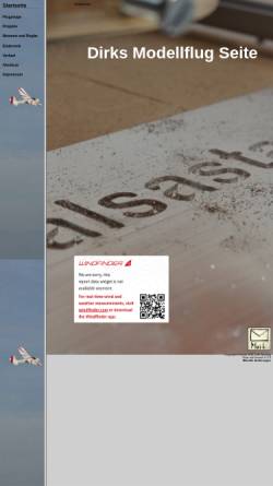 Vorschau der mobilen Webseite www.balsastaub.de, Dirks Modellflugseiten