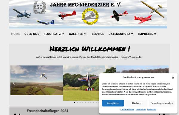 Vorschau von www.mfc-niederzier.de, MFC Niederzier RC Modellflug