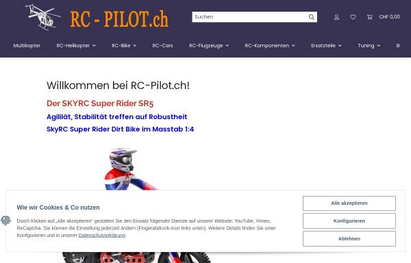 Vorschau von www.rc-pilot.ch, RC-Pilot, Cornelia und Ralf Barthel