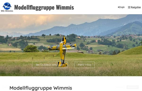 Vorschau von www.mgwimmis.ch, Modellfluggrupe Wimmis