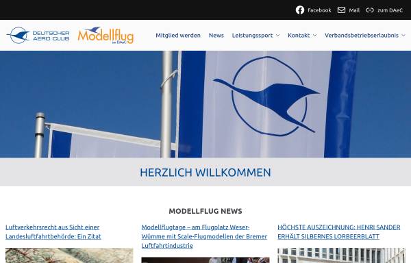 Vorschau von www.modellflug-im-daec.de, DAeC - Modellflug-Sportfachgruppe