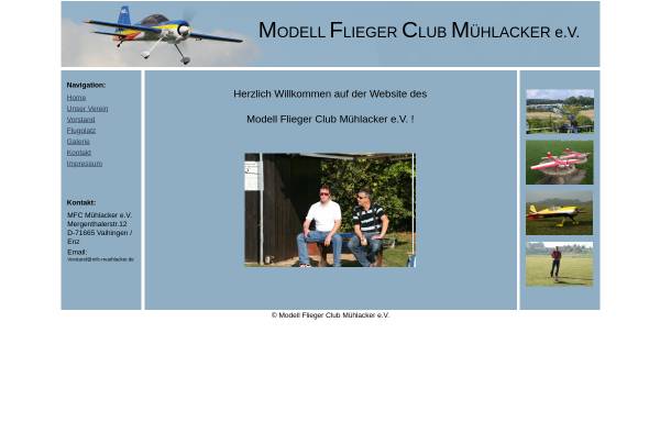 Vorschau von www.mfc-muehlacker.de, Modellfliegerclub Mühlacker e.V.