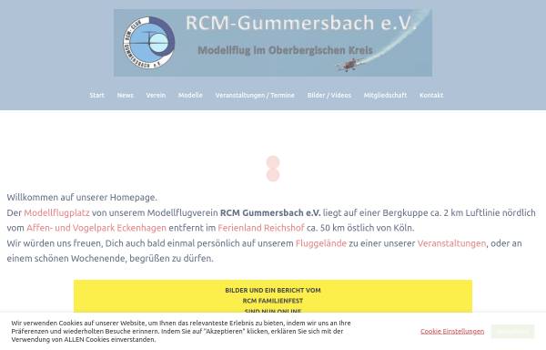 Vorschau von www.rcm-gummersbach.de, RC Modellclub Gummersbach e.V