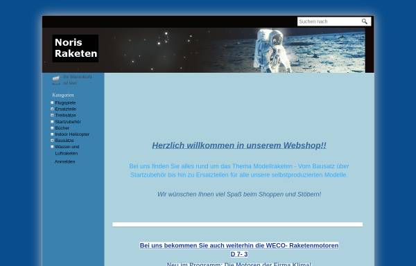 Vorschau von www.noris-raketen.de, Noris Raketen, Barbara Rehberger