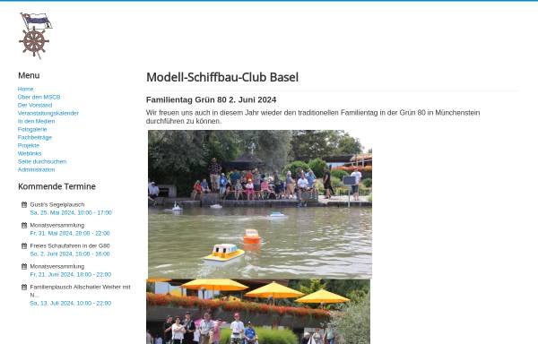 Vorschau von www.mscb.ch, Modell-Schiffbau-Club Basel