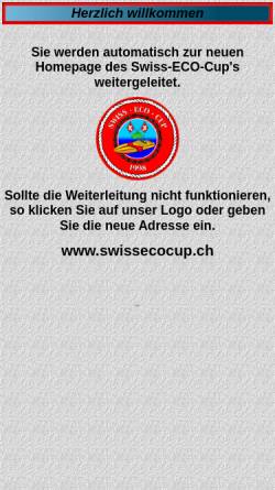 Vorschau der mobilen Webseite home.datacomm.ch, Swiss-Eco-Cup
