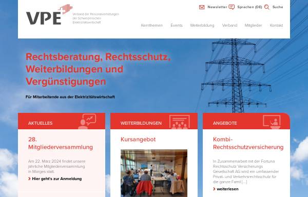 Verband der Personalvertretungen der Schweizerischen Elektrizitätswirtschaft (VPE)