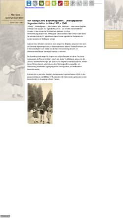 Vorschau der mobilen Webseite www.museenkoeln.de, Von Navajos und Edelweisspiraten | Unangepasstes Jugendverhalten in Köln 1933-1945