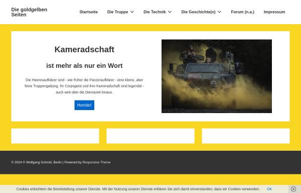 Vorschau von www.pzaufkl.de, Aufklärungssysteme