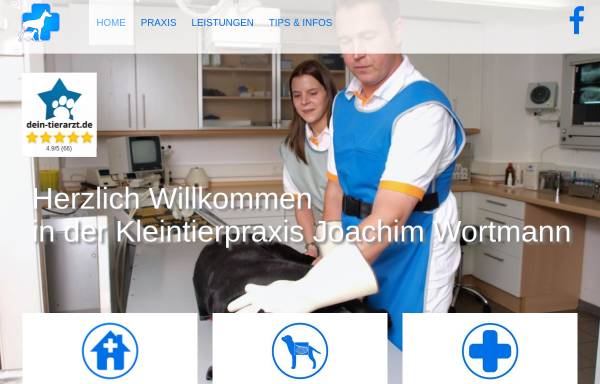 Vorschau von www.tierarzt-hagen.de, Joachim Wortmann, Kleintierpraxis