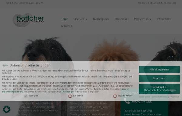Vorschau von www.boettcher-tierarztpraxis.de, Drs. Böttcher, Tierarztpraxis