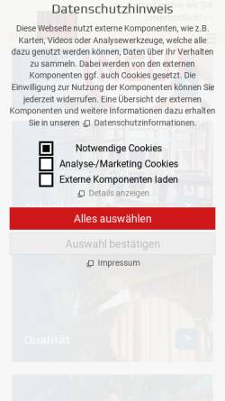 Vorschau der mobilen Webseite www.anke-werkbaenke.com, Anton Kessel GmbH + Co. KG