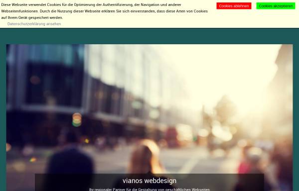 Vorschau von www.vianos.de, Vianos Webdesign
