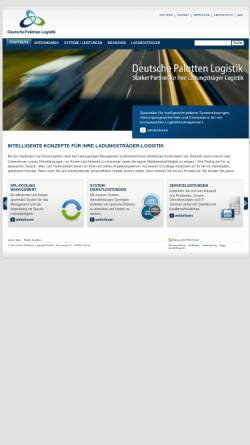 Vorschau der mobilen Webseite www.online-paletten.com, Deutsche Paletten Logistik GmbH