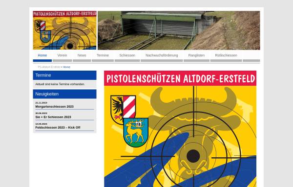 Vorschau von www.ps-altdorf-erstfeld.ch, Pistolenschützen Altdorf - Erstfeld