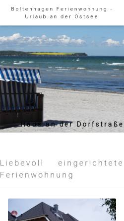 Vorschau der mobilen Webseite www.haus-an-der-dorfstr.de, Haus an der Dorfstraße, Redewisch