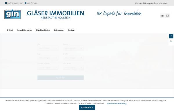 Vorschau von www.glaeserimmobilien.de, Gläser Immobilien