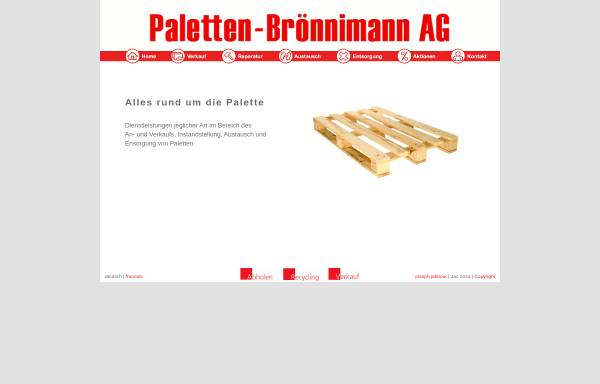 Vorschau von www.paletten-ag.ch, Paletten-Brönnimann AG
