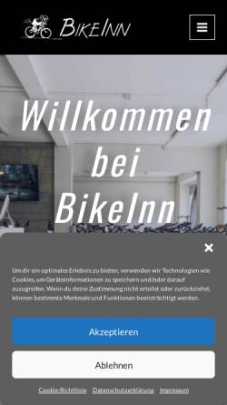 Vorschau der mobilen Webseite bikeinn.de, BikeInn