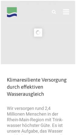 Vorschau der mobilen Webseite www.hessenwasser.de, Hessenwasser